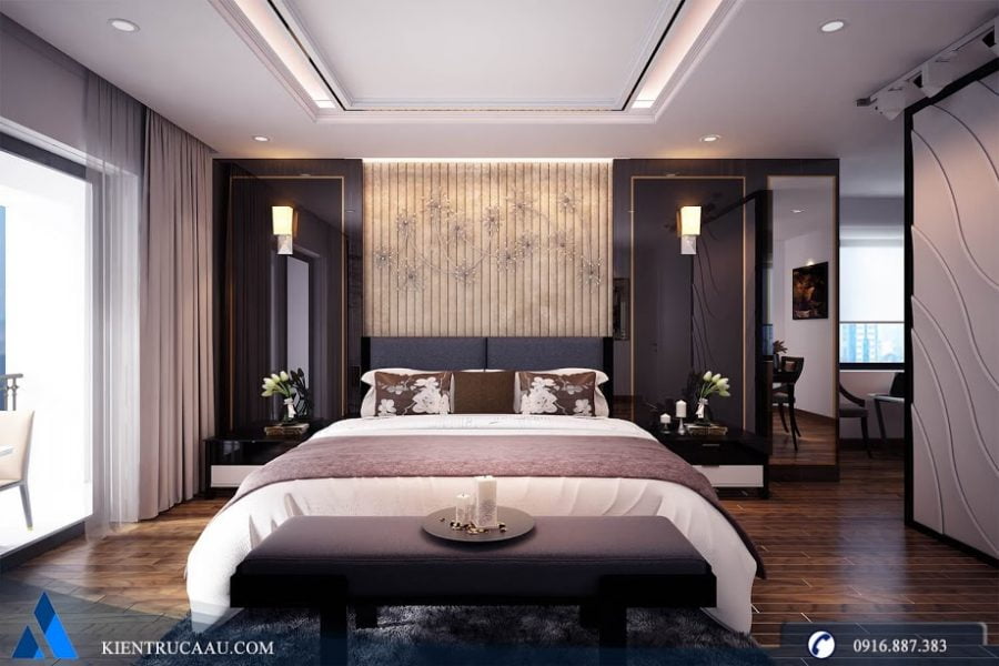5 mẫu thiết kế phòng ngủ master hiện đại nhà chung cư đẹp \